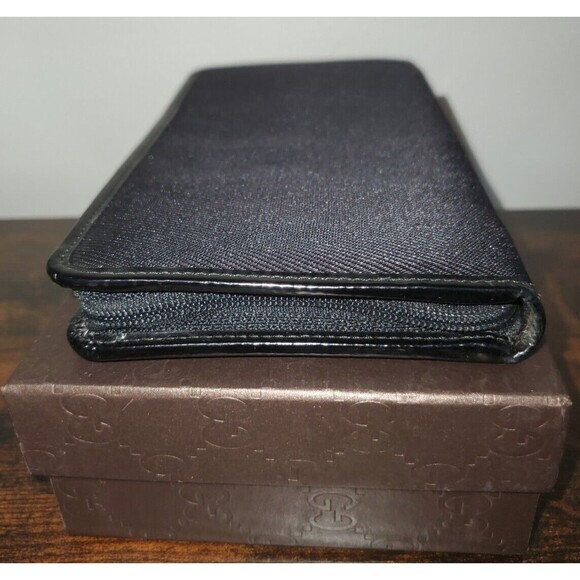 Gucci Nylon Bamboo Long Wallet Tom Ford Era‎ Vintage - Picture 5 of 10